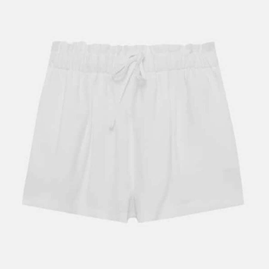 Шорты-бермуды Pull&Bear Paperbag, белый