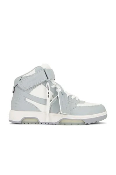 Кроссовки Off-White Out Of Office Mid Top, цвет White & Grey