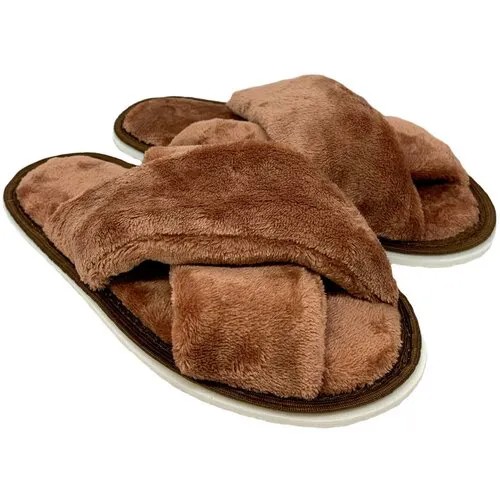 Тапочки ivshoes, размер 40-41, коричневый