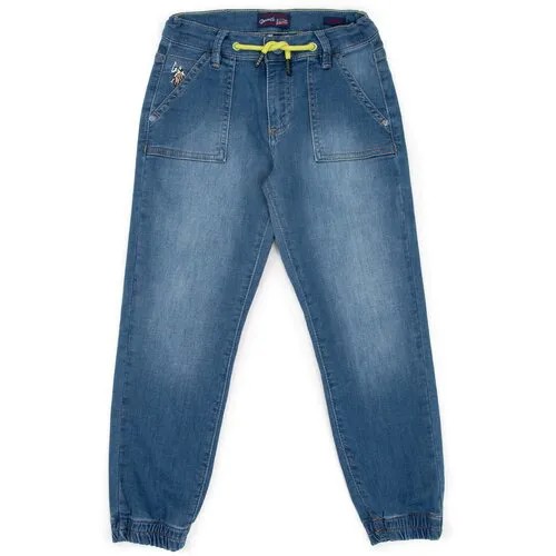 Джинсы U.S. POLO ASSN., карманы, размер 4-5 (104-110), синий