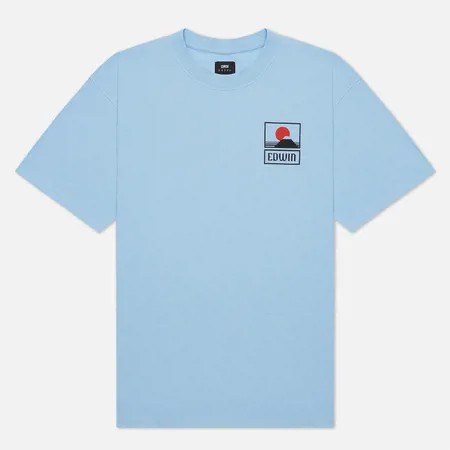 Мужская футболка Edwin Sunset On Mount Fuji, цвет голубой, размер XL