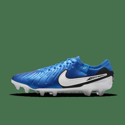 Бутсы Nike Tiempo Legend 10 Elite Firm-Ground Low-Top Soccer Cleats, цвет Soar/White