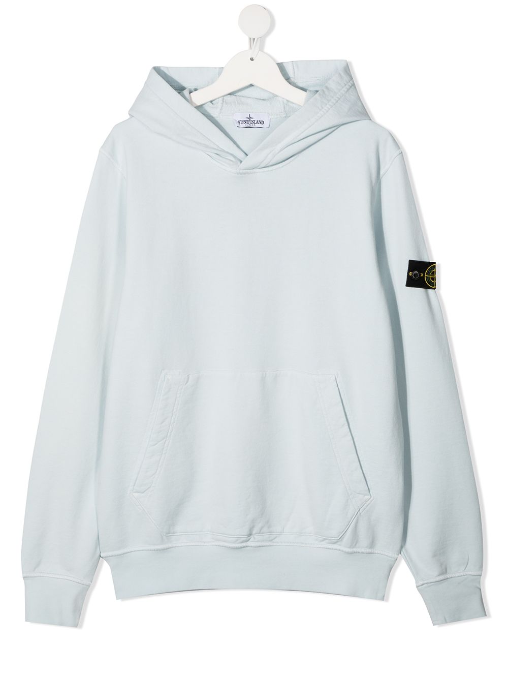 Stone Island Junior худи с нашивкой-логотипом