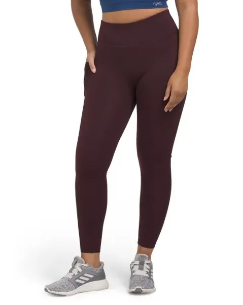 Балансирующие компрессионные колготки с высокой талией Dkny Sport, цвет Currant