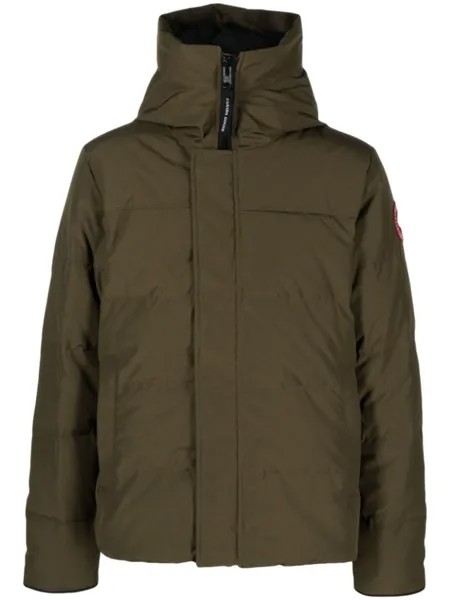 Canada Goose пуховик MacMillan, зеленый