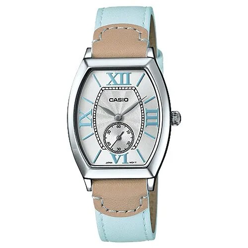 Наручные часы CASIO LTP-E114L-2A, синий, серебряный