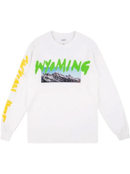 Kanye West футболка с принтом Wyoming