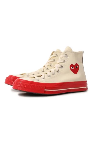 Текстильные кеды Converse x Comme des Garcons Play Comme des Garcons Play