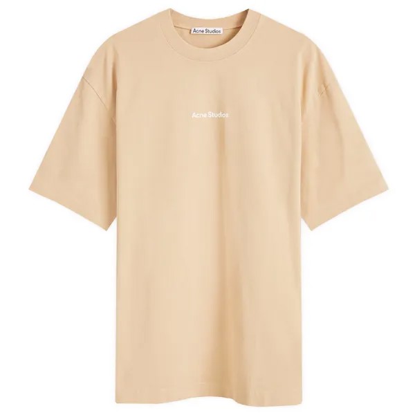 Футболка Acne Studios Exford Stamp T-Shirt, цвет Wheat Beige