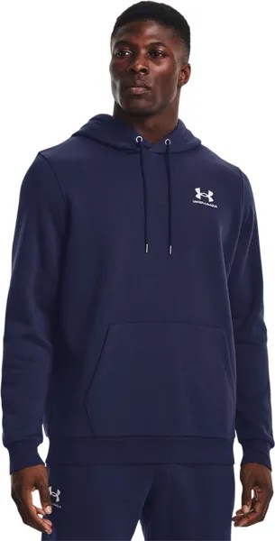 Толстовка Under Armour Hoodie UA Essential Fleece Hoodie, синий