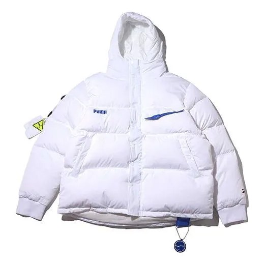 Пуховик PUMA x Ader Error Puffer Jacket 'White', белый