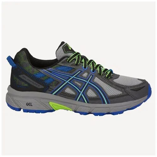 Кроссовки внедорожные ASICS, Gel-Venture 6 GS, 1190 сер/син, детский, (3)