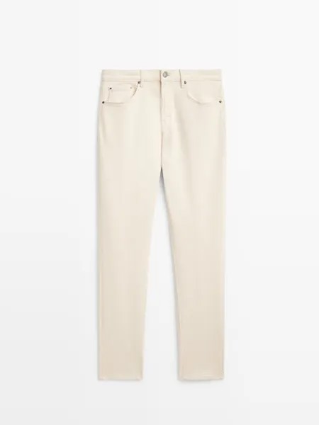 Джинсы мужские Massimo Dutti 3803071 белые 31 (доставка из-за рубежа)