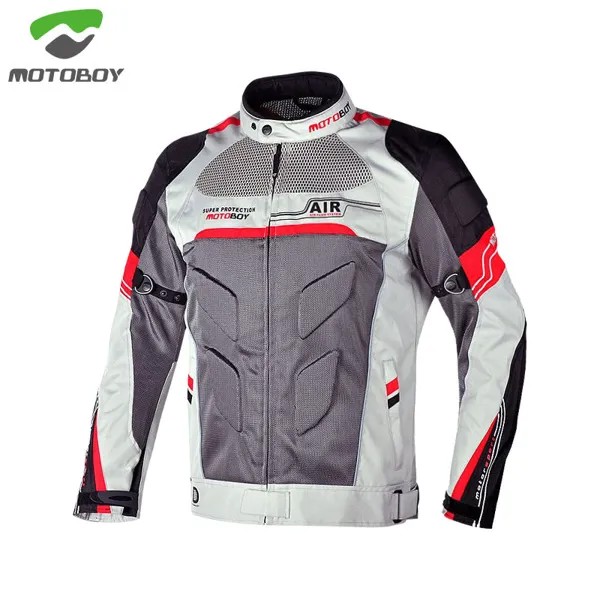 Мотоциклетный костюм Motoboy, летний защитный костюм из сетчатой ткани для мотоцикла и велосипеда, защитная куртка и штаны
