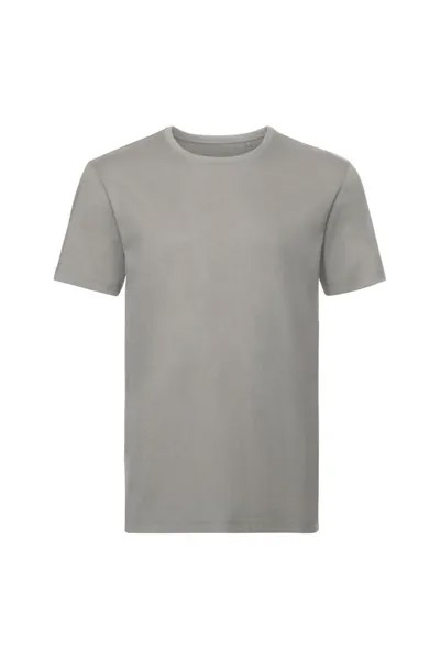 Аутентичная футболка из чистого органического материала Russell, серый