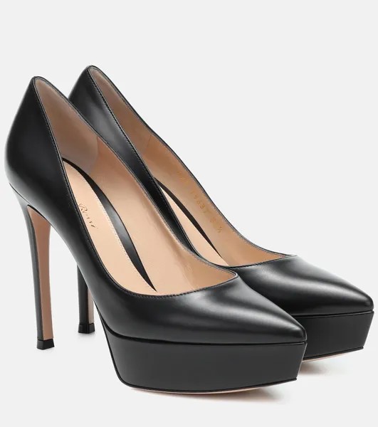 Туфли-лодочки Dasha на платформе Gianvito Rossi, черный