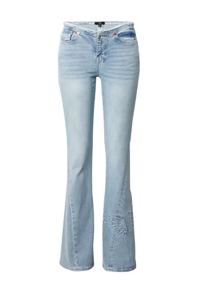 Расклешенные джинсы True Religion, светло-синий