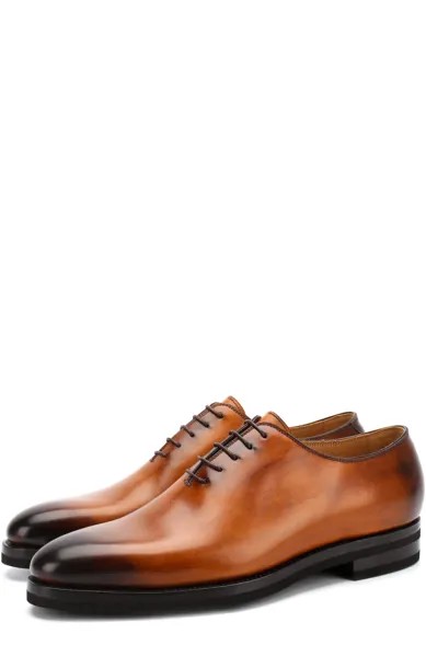 Кожаные оксфорды  Kiton
