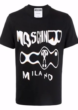 Moschino футболка с логотипом