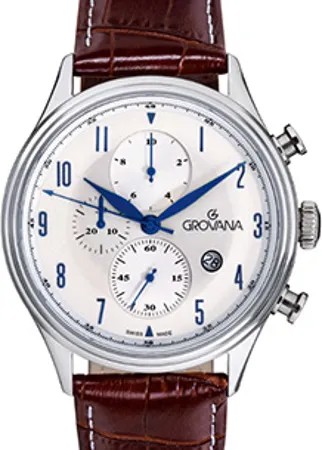 Швейцарские наручные  мужские часы Grovana 1192.9532. Коллекция Chrono