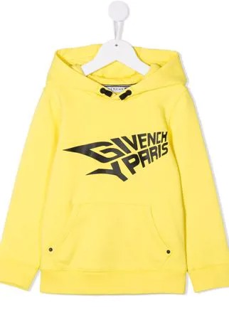 Givenchy Kids худи с логотипом и кулиской
