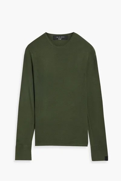 Вязаный свитер Cooper RAG & BONE, зеленый