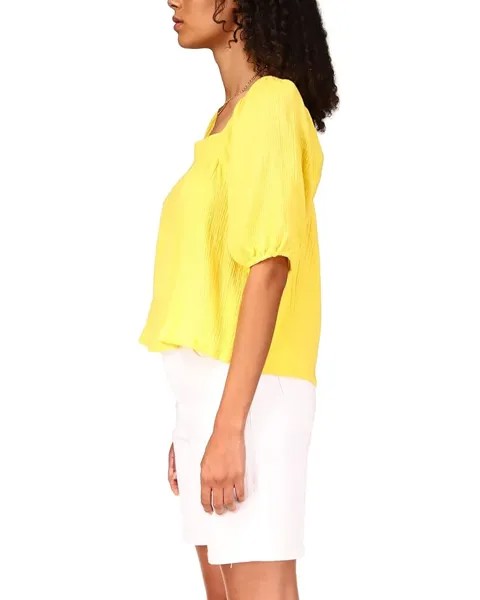 Блуза Sanctuary Real Love Gauze Blouse, цвет Super Lemon