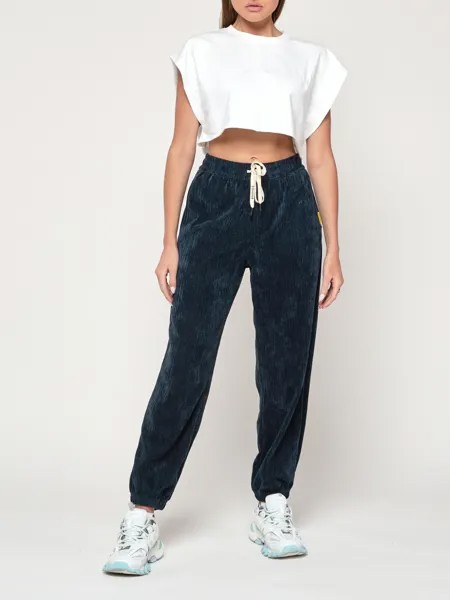 Спортивные брюки женские NoBrand AD114 синие 42 RU