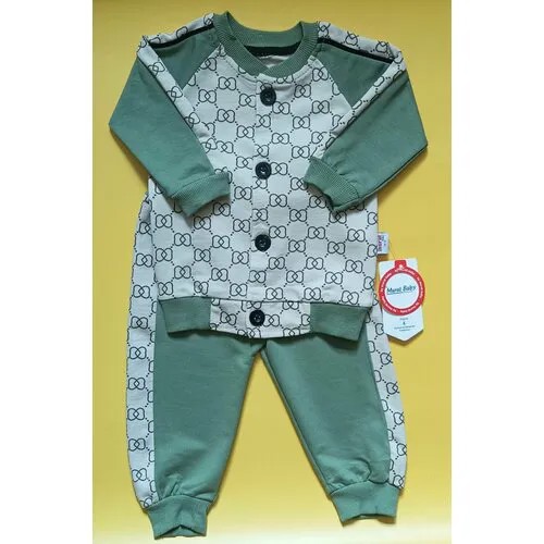 Комплект одежды By Murat Baby, размер 12-18, зеленый