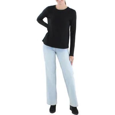 Женская вязаная футболка с круглым вырезом Eileen Fisher BHFO 1307