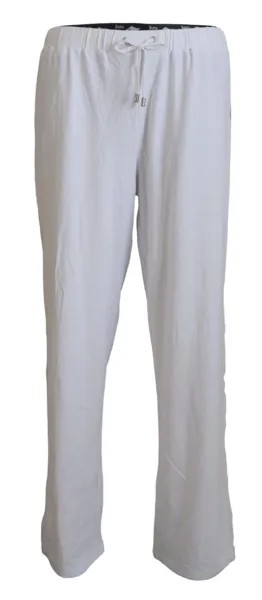 JOHN GALLIANO Брюки Белые хлопковые свободные мужские брюки с логотипом IT46/W32/S Рекомендуемая цена: 300 долларов США