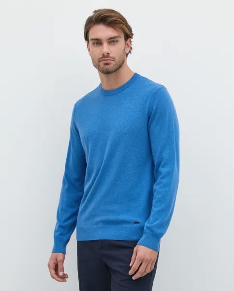 Rumford мужской свитер из смесового кашемира RUMFORD, светло-синий