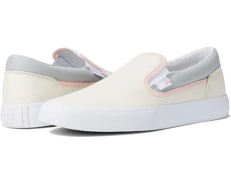 Кроссовки DC Manual Slip-On Vegan, цвет Grey/Pink