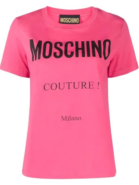 Moschino футболка с логотипом