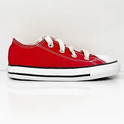 Converse Boys Chuck Taylor All Star 7J236 Красные повседневные кроссовки, размер 8