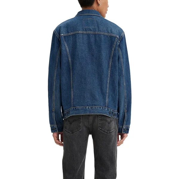 Мужская джинсовая куртка Trucker Levi's, темно-синий