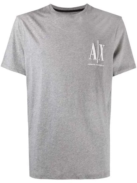 Armani Exchange футболка с монограммой
