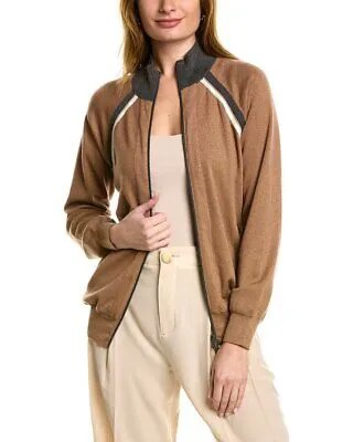 Brunello Cucinelli Женская куртка из кашемира и шелка, размер S