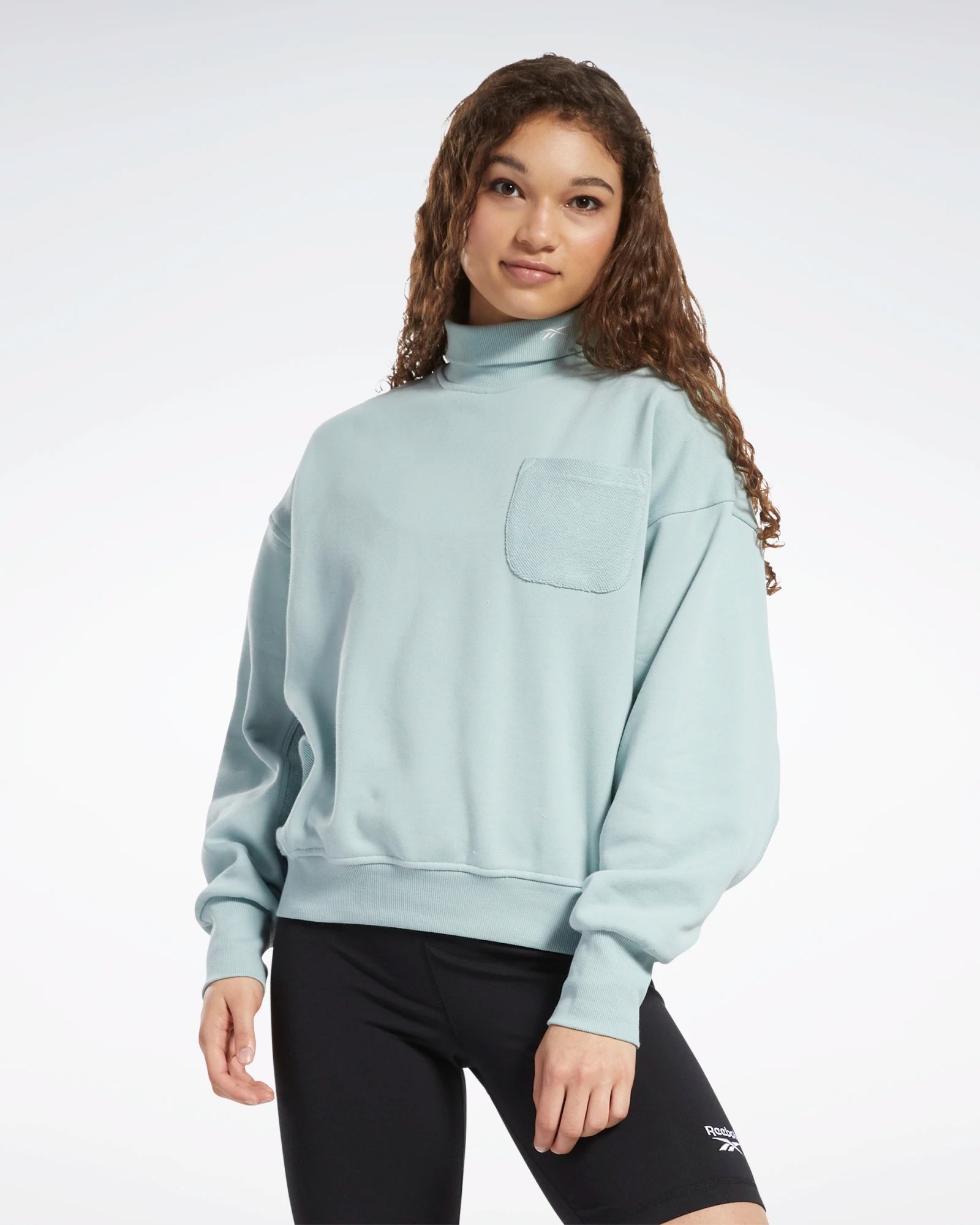 Свитшот женский Reebok Cotton French Terry Sweatshirt серый S