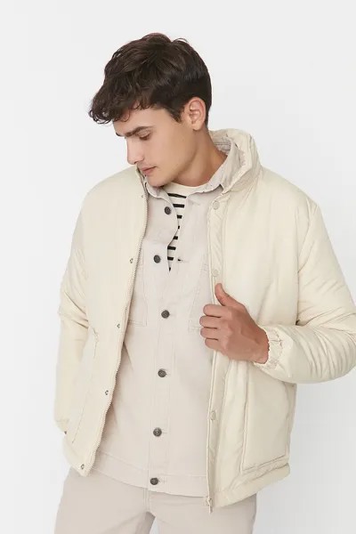 Куртка с вшитыми карманами Trendyol, белый
