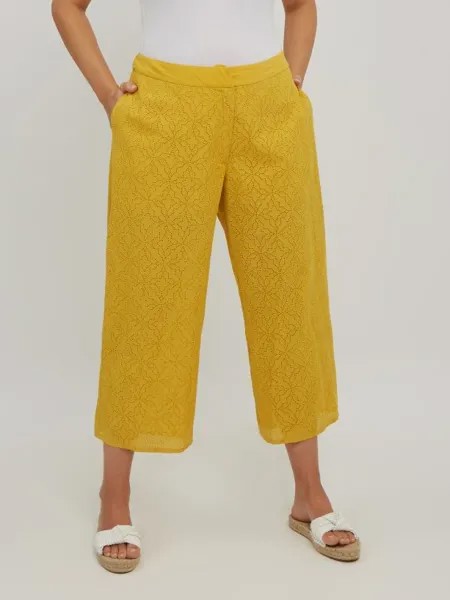 Брюки женские MAT fashion Plus size_2067 желтые S