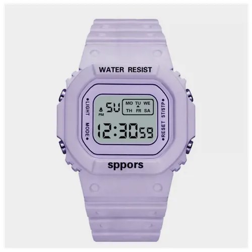 Наручные часы женские цифровые спортивные /фиолетовые/, фиолетовый
