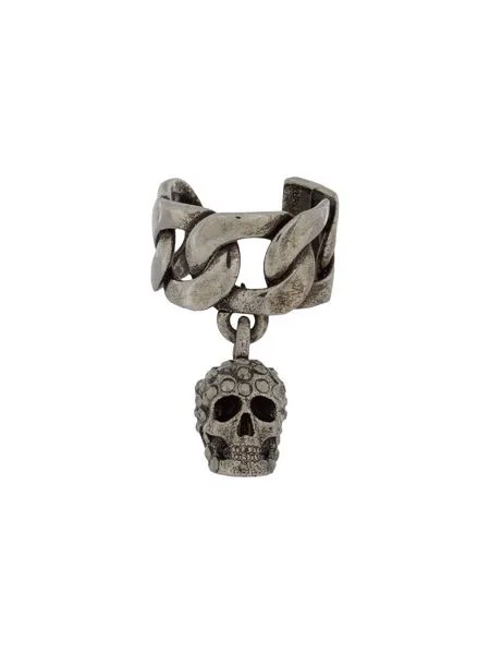 Alexander McQueen серьга-кафф с декором Skull