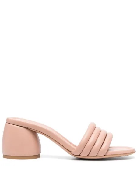 Gianvito Rossi мюли с ремешком, розовый