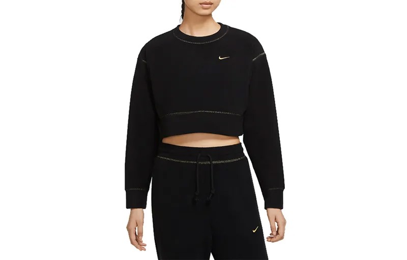 Женские худи и свитшоты Nike, цвет Black