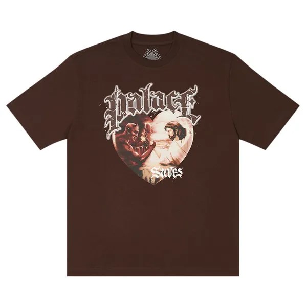 Футболка Palace Save Thyself T-Shirt, цвет Nice Brown