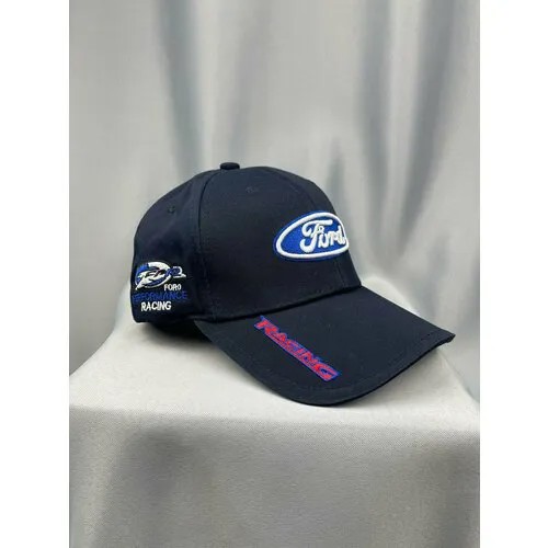 Бейсболка Ford Форд бейсболка кепка мужская женская, размер 55-58, синий