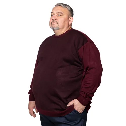 Пуловер Turhan, размер 3 XL, , бордовый