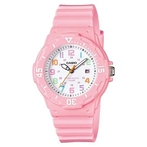 Наручные часы CASIO Collection LRW-200H-4B2, белый, розовый