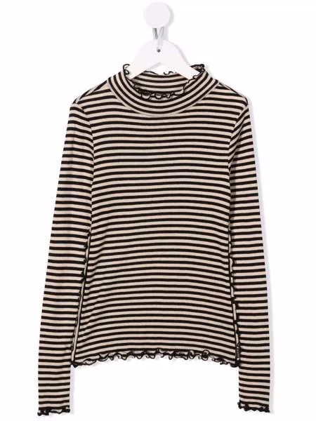 Scotch & Soda полосатый топ с длинными рукавами